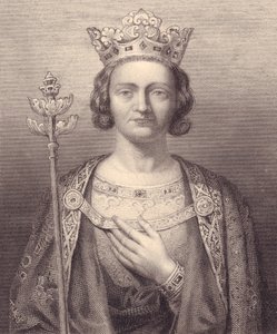 Portrait du roi Philippe V de France, le Long (1293-1322), gravure, 9x7 cm, de la Galerie Historique de Versailles, Histoire de France, Charles Gavard Publisher, Paris, vers 1840 - J.B. and Brown J. Rowbotham
