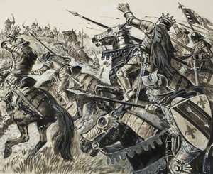 Français contre Flamands en 1302