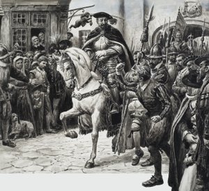 John Dudley, duc de Northumberland (gouache sur papier)