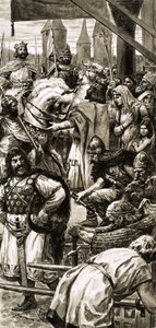 Le roi Venceslas de Bohême fait la paix avec les Allemands sous Henri Ier.
