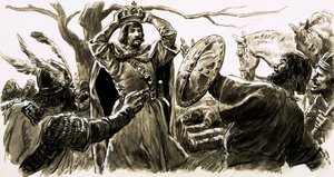 Macbeth - Non coupable de meurtre (gouache sur papier)