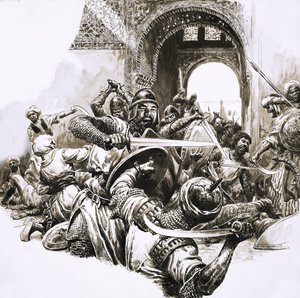 La forteresse médiévale maure de Majorque attaquée