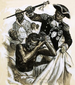 Un officier noir non identifié frappe un autre homme - C.L. Doughty