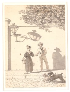 Un marin prenant congé de sa fille