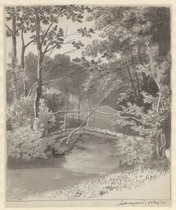 Pont dans le jardin de Sanderumgaard