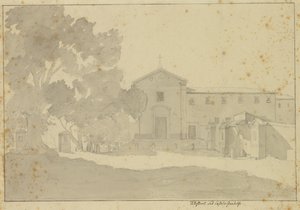 Monastère des Capucins près de Castel Gandolfo au sud-est de Rome - Christoffer Wilhelm Eckersberg