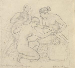 Les filles de Cécrops révèlent les secrets de Minerve
