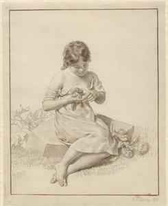 Une petite fille qui s