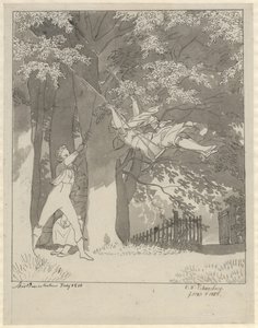 La Balançoire. De la forêt près de Skjoldnæsholm