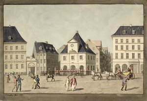 Kongens Nytorv avec la garde principale