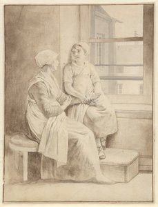 Mère et fille. Hôtesse d