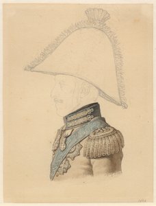 Portrait de Frederik VI, profil vers la gauche - Christoffer Wilhelm Eckersberg