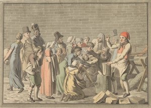Distribution de bois aux pauvres