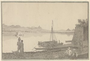 Vue de Bonn sur le Rhin - Christoffer Wilhelm Eckersberg