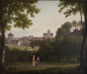 Vue vers Lyngby - Christoffer Wilhelm Eckersberg