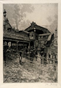 Entrée du pont de Brooklyn - C. F. William Mielatz