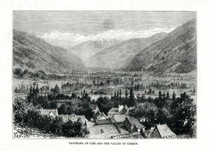 Cier et la vallée de Bagnères-de-Luchon, France, vers 1879 - C. Laplante