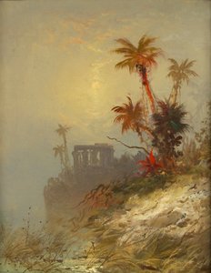 Paysage égyptien, fin du 19e-début du 20e siècle - C. Morgan McIlhenney
