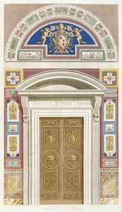 Porte de la Loggia de Raphaël au Vatican, 1772 - C. Savorelli