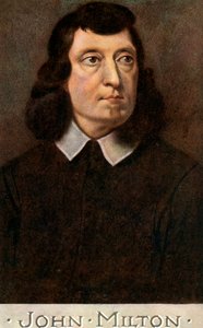 John Milton 1608-1674, poète anglais, début du 20e siècle - C. W. Quinnell