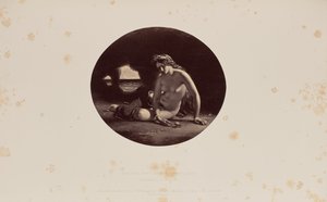 La grotte marine, par W.E. Frost, A.R.A. - Caldesi and Montecchi