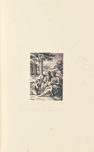 Vierge du palmier, gravée par M. Antonio