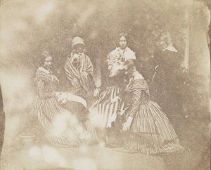 34. Groupes artistiques dans diverses poses, vers 1845 - Calvert Jones