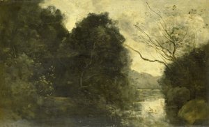 Étang dans les bois