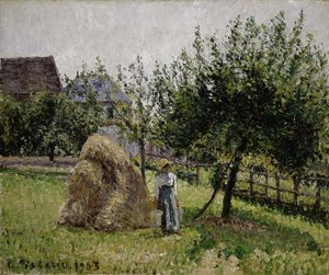 Pommiers à Éragny, matin ensoleillé, 1903 - Camille Jacob Pissarro