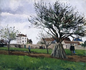 Pommiers à Pontoise - Camille Jacob Pissarro