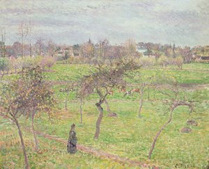Pommiers dans un pré à Eragny, 1894 - Camille Jacob Pissarro
