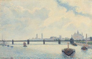 Pont de Charing Cross, Londres - Camille Jacob Pissarro