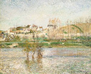 Inondation à Pontoise, 1882
