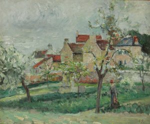 Pruniers en fleur, Pontoise, c.1876