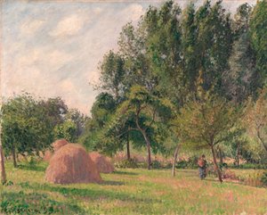 Meules de foin, Matin, Éragny, 1899 - Camille Jacob Pissarro