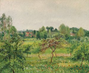 Juin, temps pluvieux, Eragny, 1898