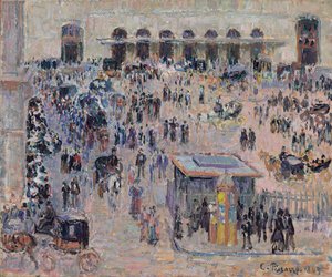 La Place du Havre et la Gare Saint-Lazare, 1893