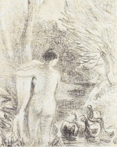 Nu avec des cygnes, c.1895