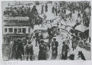 Place du Havre, à Paris, c. 1897
