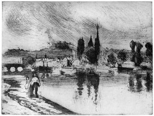 Rouen, Cours la Reine, vers 1850-1900