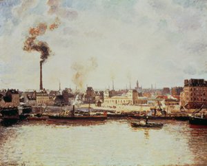 Quai Saint-Sever à Rouen, 1896