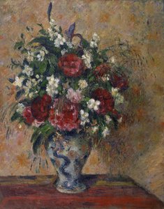 Nature morte avec pivoines et faux oranger