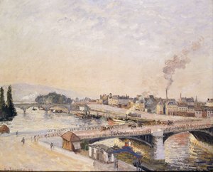 Lever du soleil à Rouen
