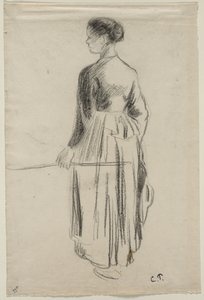 La vachère, Éragny, 1886