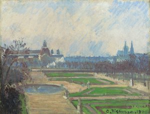 Les Tuileries et le Louvre, 1900