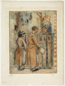 Femmes mendiantes, c.1894 - Camille Pissarro