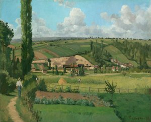Paysage à Les Pâtis, Pontoise, 1868