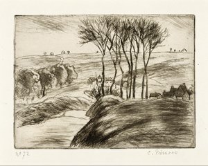 Paysage a Osny - Camille Pissarro