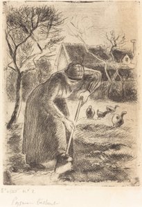 Paysanne bêchant, 1890