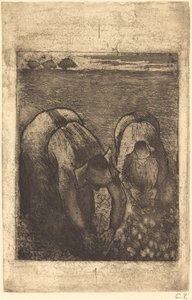 Paysannes dans un champ de haricots, 1891